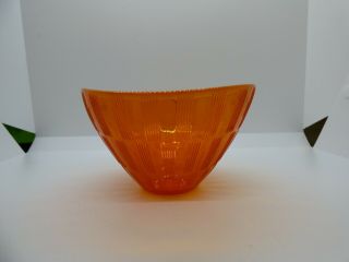 Gullaskruf Orange Bowl Vintage 2 3/4 X 4 3/4 Inches