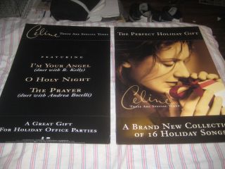 Celine Dion - (these Are Special Times) - 1 Poster - 2 Sided - 12x18 Inches - - Ra