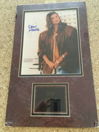 Autographed Demi Moore Signed 8 X 10 Photo