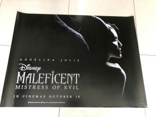 Maleficent Mistress Of Evil Uk Quad Movie Poster