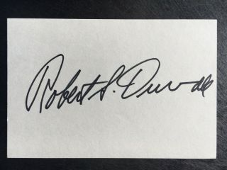 Robert Duvall Hand Signed Autographed 4 X 6 Index Card - The Godfather