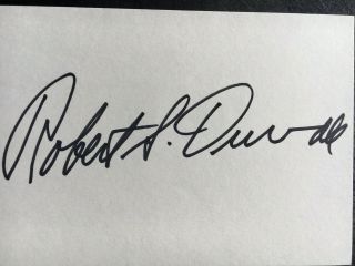Robert Duvall HAND SIGNED Autographed 4 x 6 Index Card - The Godfather 2