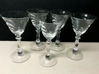 5 - Vintage Cambridge “caprice” Cocktail Goblets