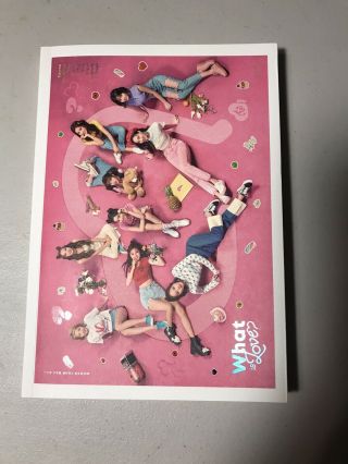 Twice 5th Mini Album [ What Is Love? ] Cd,  Photocard,  Benefit