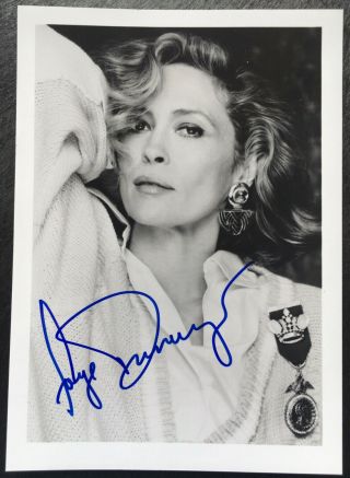 Faye Dunaway Hand Signed Autographed 5 X 7 Photo - Chinatown - Bonnie And Clyde