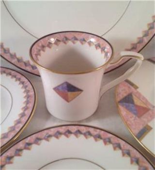 Noritake Momentum 5 - piece Dinner Place Setting 7734,  1990 discontinued 3
