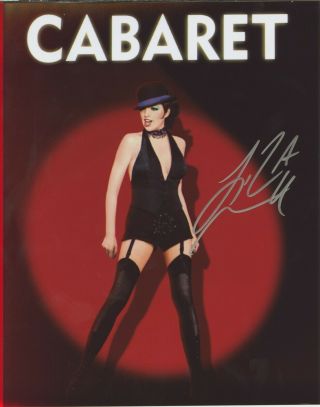 Liza Minnelli Cabaret Sally Bowles Signed 8x10 Photo W/coa