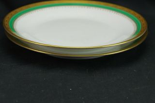 Richard Grinori M6 Regal Green Salad Plate Set Of 2 Vintage Rare