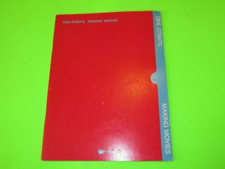 Vintage 1980 Dire Straits Making Movies Songbook Guitar Piano Vocal