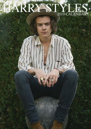Harry Styles 2019 Calendar Large Uk Poster Wall By Oc,  Uk Postage