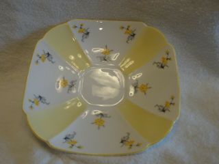 Shelley Queen Anne Yellow Teacup and Saucer 8