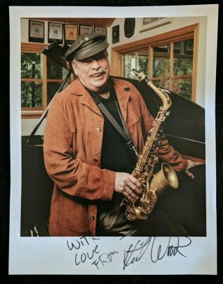 Phil Wood Signed Jazz Saxophone Photo