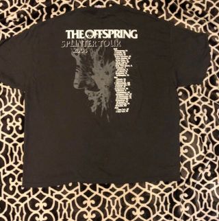 The Offspring 2014 Splinter Tour Concert Shirt Band 3
