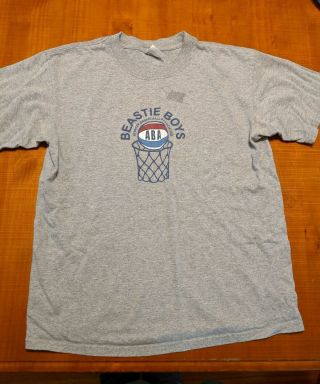 Vintage Beastie Boys Aba Atwater Basketball Association M Medium Shirt 80s 90s