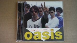 Oasis " Pop Up In Barcelona " Pro Sourced Silver Disc Cd - Brand New/never