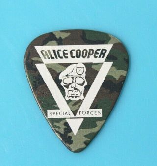 Alice Cooper // Glen Sobel Tour Guitar Pick // Camo Hollywood Vampires