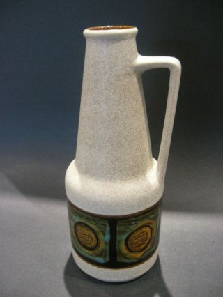 Vintage MCM Dumler Breiden Keramik Art Pottery Vase 332/26 Germany Fat Lava Era 5