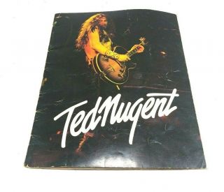 Ted Nugent 1977 Tnt Tour Booklet Program Book Mark St.  Holmes
