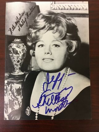 Shelley Winters Signed Photo,  Actress,  2 Academy Awards,  Film And Television