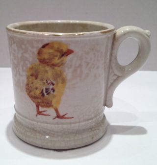 E.  B.  P.  Co.  Baby Cup Chicken Pottery Vintage Edwin Bennett Pottery