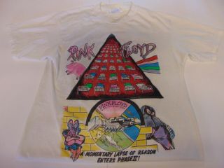 Rock T - Shirt Pink Floyd A Momentary Lapse Of Reason Enters Phase Ii Sz Xl