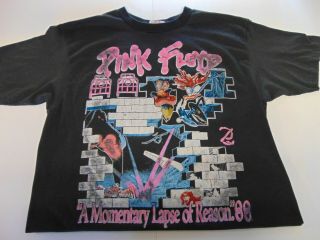 Rock T - Shirt Pink Floyd A Momentary Lapse Of Reason 1988 Black Sh Sl Sz Xl