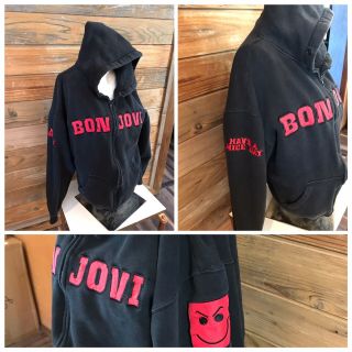 Bon Jovi Have A Day Hoodie By Impossible Zipper Sweatshirt Women 