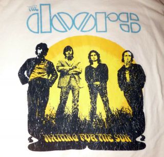 The Doors " Waiting For The Sun " 1968 Tour Dates Tour Shirt