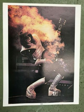 Kiss Ace Poster 17 1/2 X 23 Rock And Roll Legend Guitarist 1970 