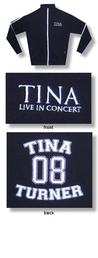 Tina Turner - 2008 Striped Track Jacket - 2xlarge To U.  S.