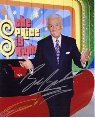 Bob Barker The Price Is Right Tv Host Signed 8x10 Photo With
