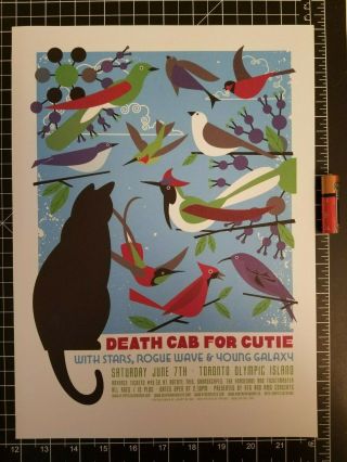 Death Cab For Cutie Concert Poster 10 X 14 Reprint