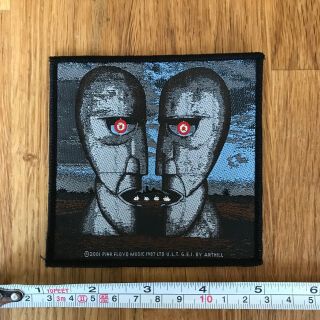 Pink Floyd Division Bell Rare Uk Embroidered Woven Sew On Patch