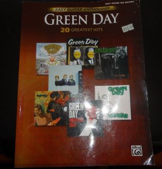 Green Day Easy Guitar Anthology 20 Greatest Hits Guitar Tab Songbook Sheet Music
