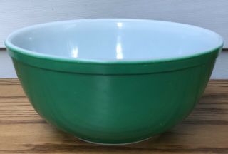 Vintage 1950’s Pyrex Primary Color Green Nesting Mixing Bowl (403) 2 - 1/2 Quart
