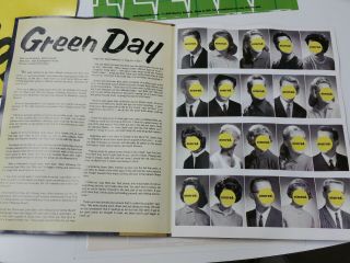 GREEN DAY Nimrod Promotional Hangar,  decals,  book& flyer from 1997 Reprise records 3