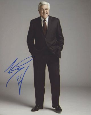 Jay Leno The Tonight Show Signed 8x10 Photo W/coa