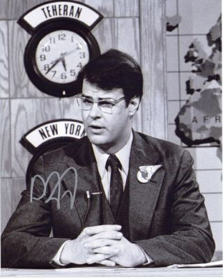 Dan Aykroyd Ghostbusters Signed 8x10 Saturday Night Live Photo With