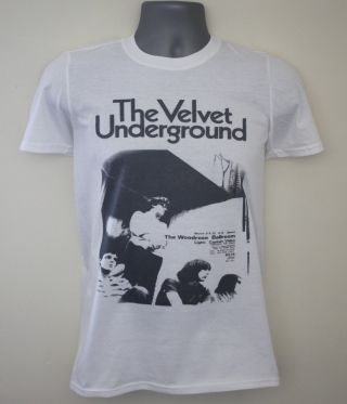 Velvet Underground T - Shirt Gig Flyer Lou Reed Iggy Pop The 13th Floor Elevators