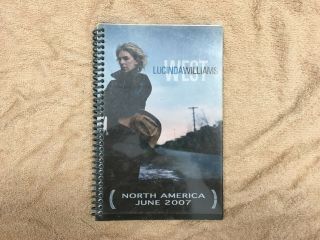 Lucinda Williams North America Tour 2007 Itinerary Book