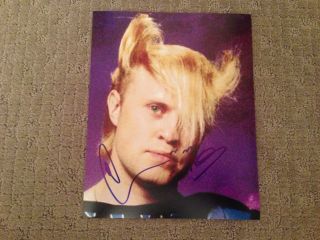 Mike Score Signed 8 X 10 Color Photo A Flock Of Seagulls Wave Band