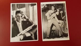 Elvis Presley Post Cards One A Concert Appearance,  The Other Going Home