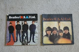 Beatles (u.  S.  A. ) Ltd.  1965 & 1966 Tour Book Concert Souvenir Programs