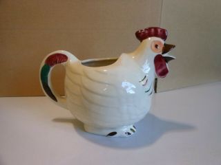 Chantideer Shawnee Pottery Chicken Pitcher 3