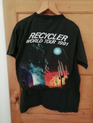 ZZ Top Recycler world tour t shirt 1991 Large t shirt 2