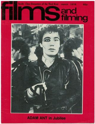 Adam Ant In Jubilee Films & Filming Uk March 1975 4 Pages Also Close Encounters