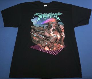 Heavy Metal Dragonforce Ultra Beatdown World Tour 2008 2009 Mens T Shirt 2xl Xxl