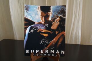Brandon Routh And Kate Bosworth Dual Signed 8x10 Photo Superman Returns Reprint