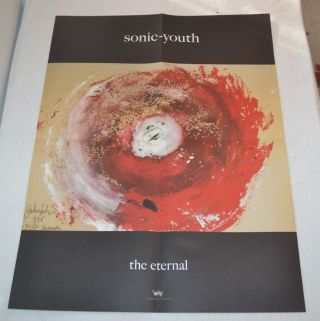 Vintage Sonic Youth Poster The Eternal Advertising Promo Record Store