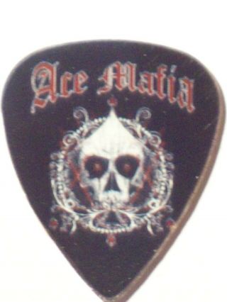 Ace Mafia Richie Faulkner Guitar Pick 2010 Tour Judas Priest L.  Harris Plectrum